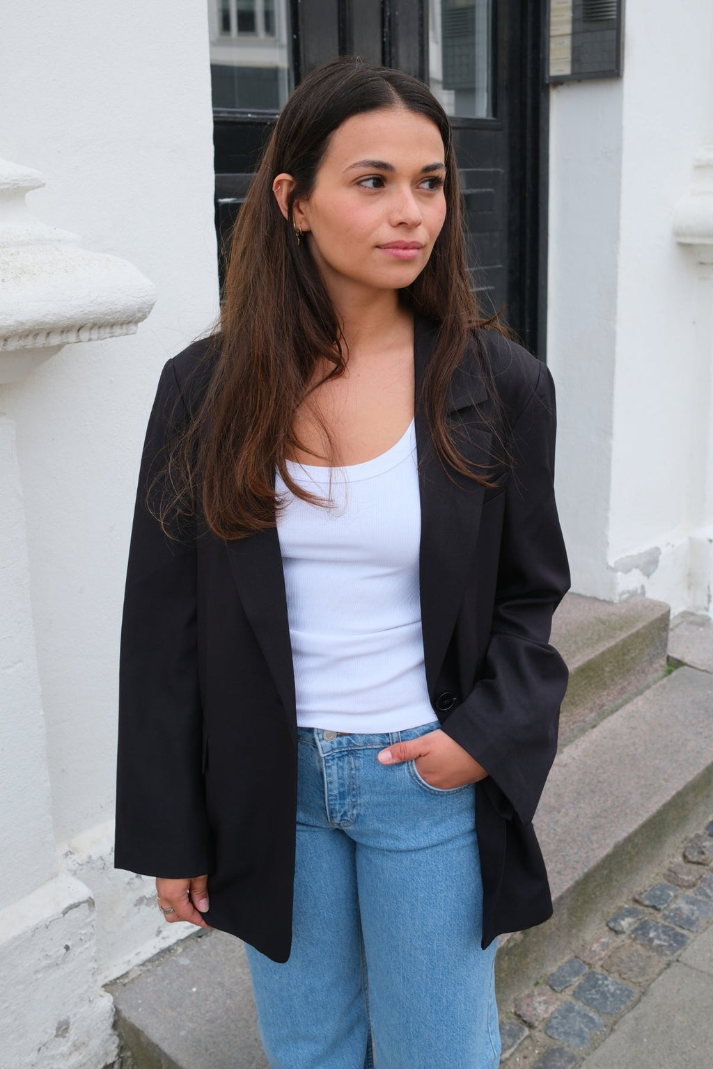 Oversized Blazer - Svart