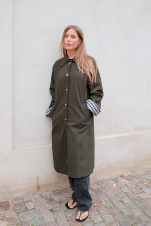 Livia Trenchcoat - Oliven