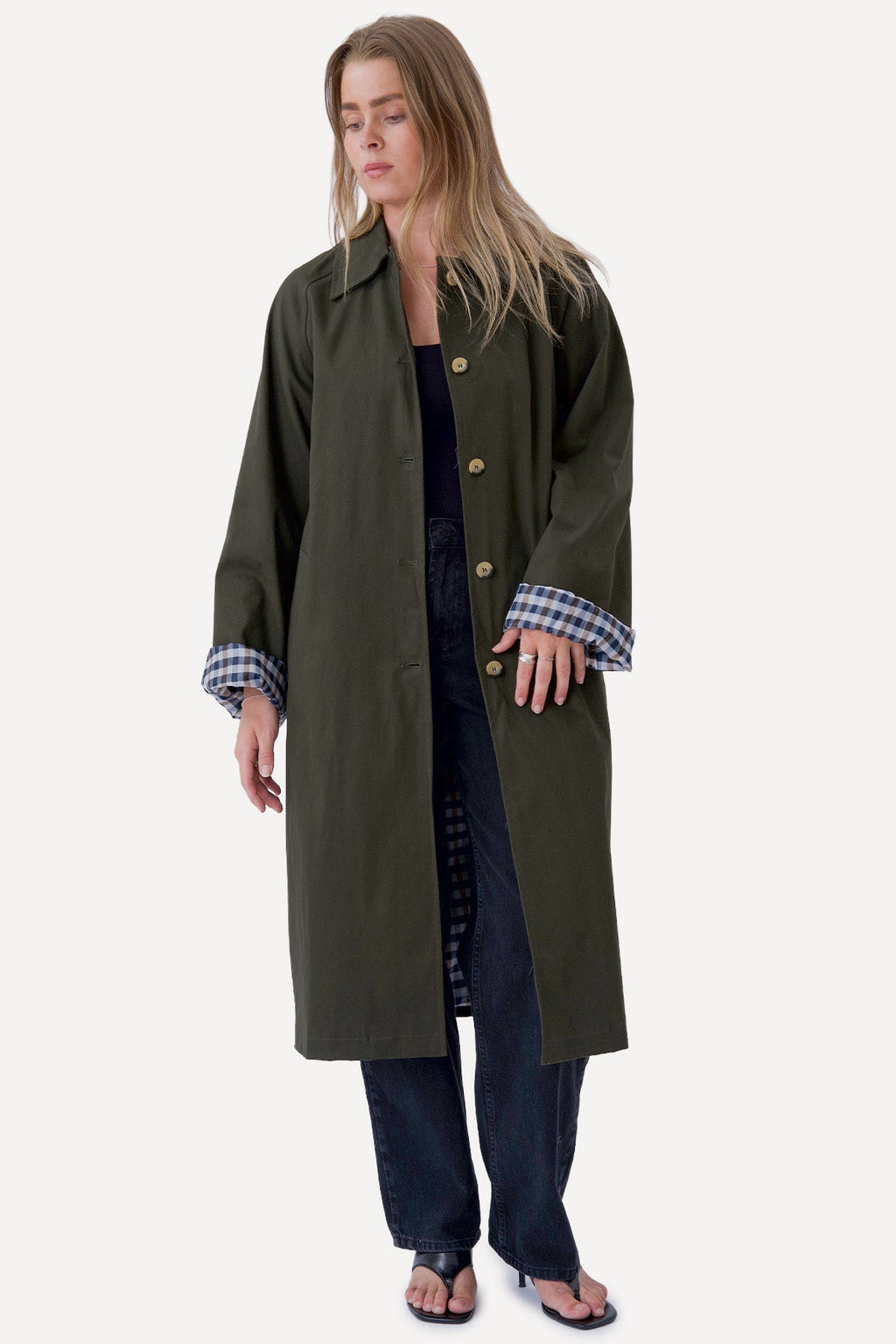 Livia Trenchcoat - Oliven