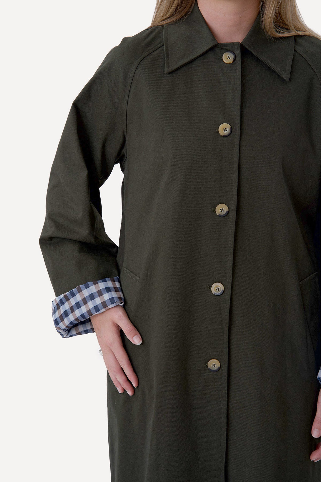 Livia Trenchcoat - Oliven