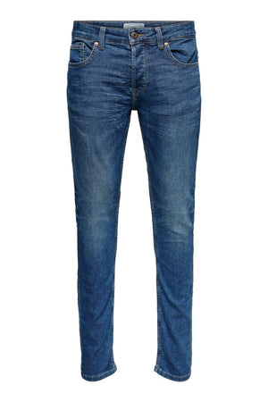 Loom Stretch Jeans - Blå denim
