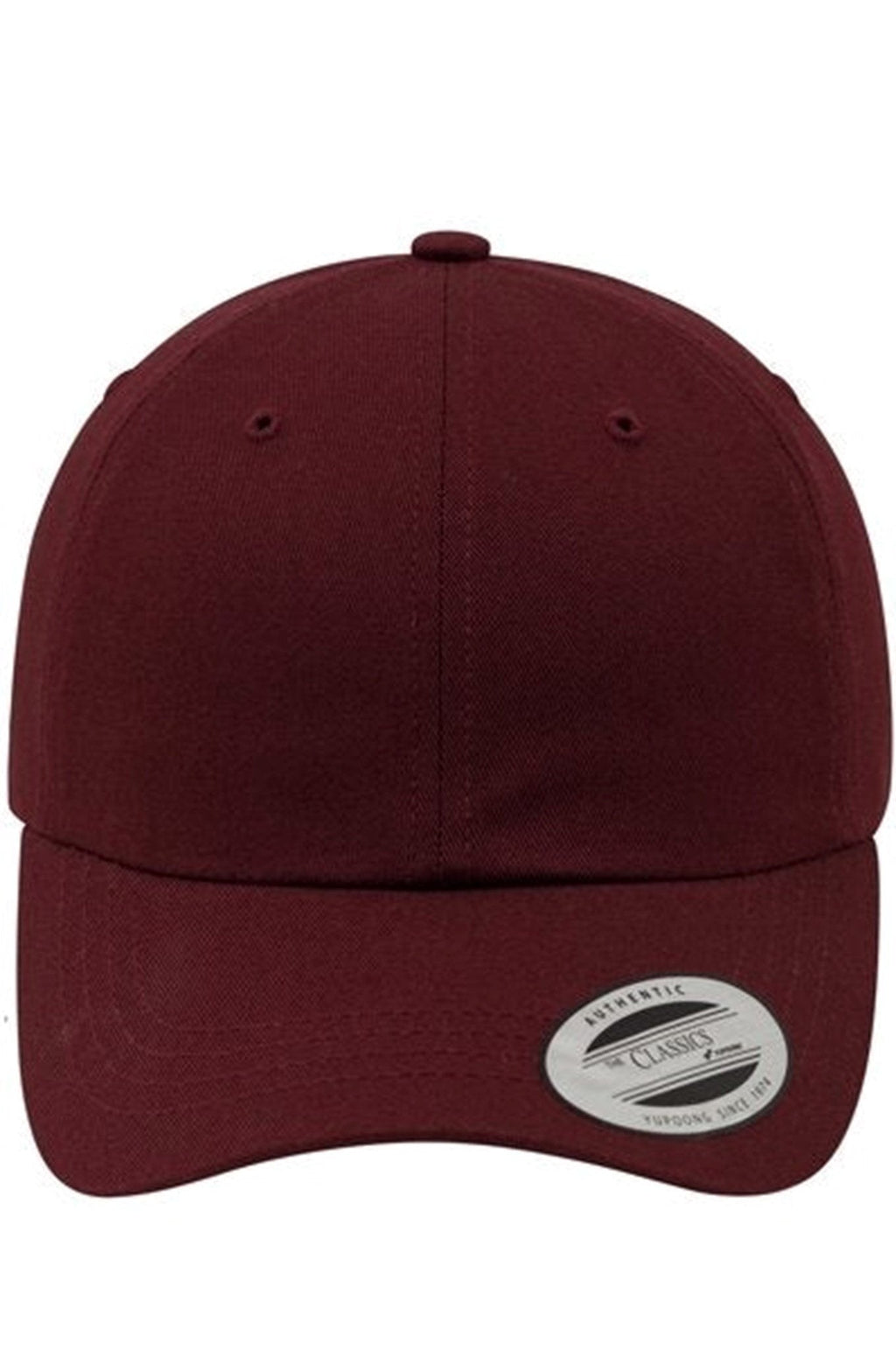 Low Profile Caps - Bordeaux Rød