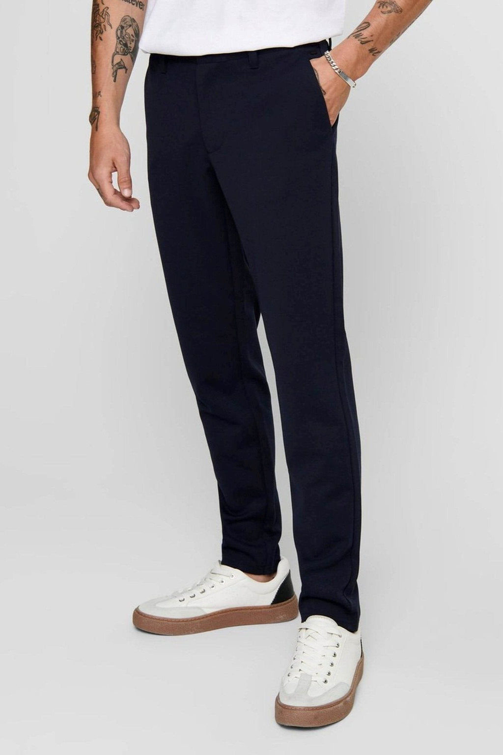 Mark Pants - Navy (stretch)