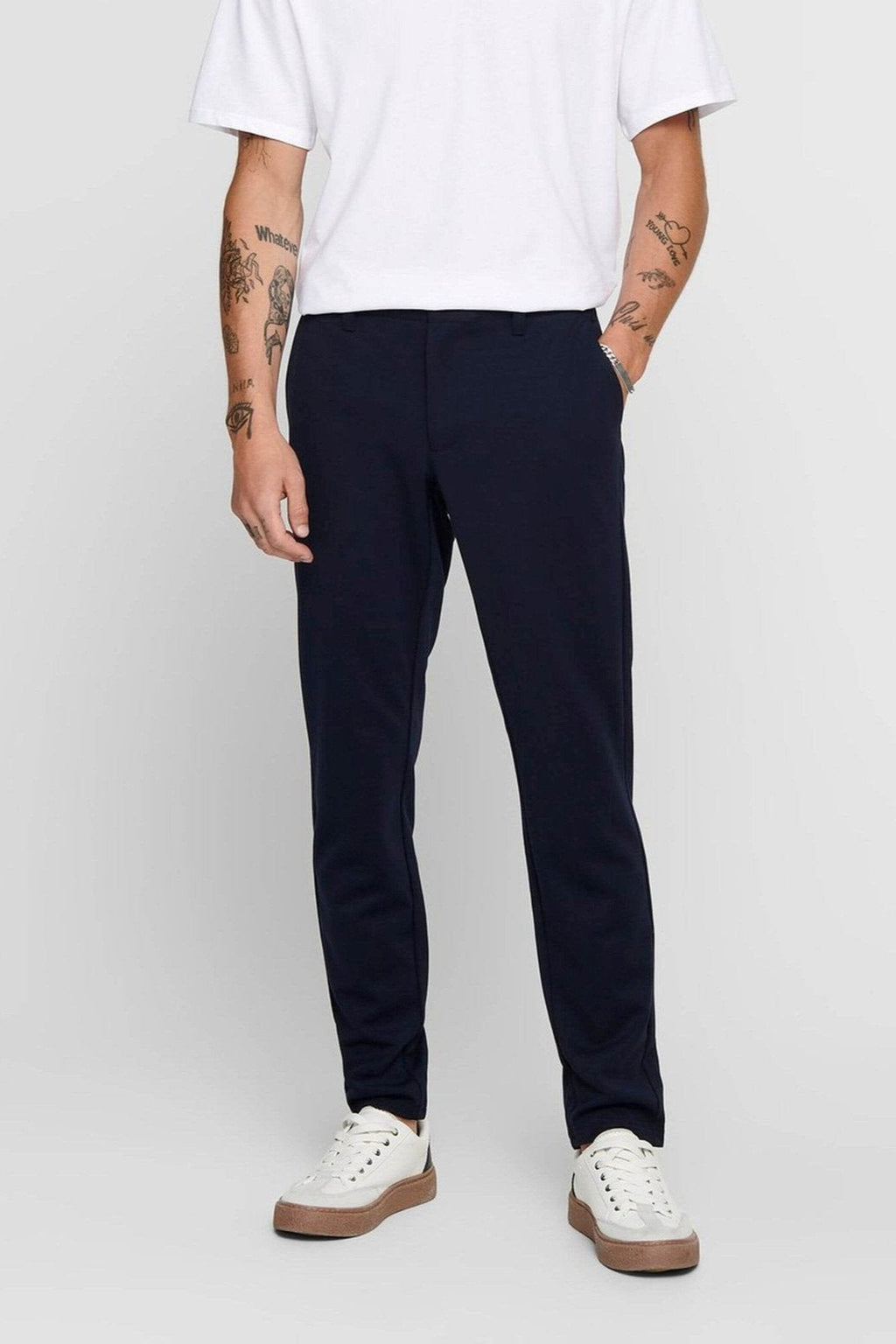 Mark Pants - Navy (stretch)