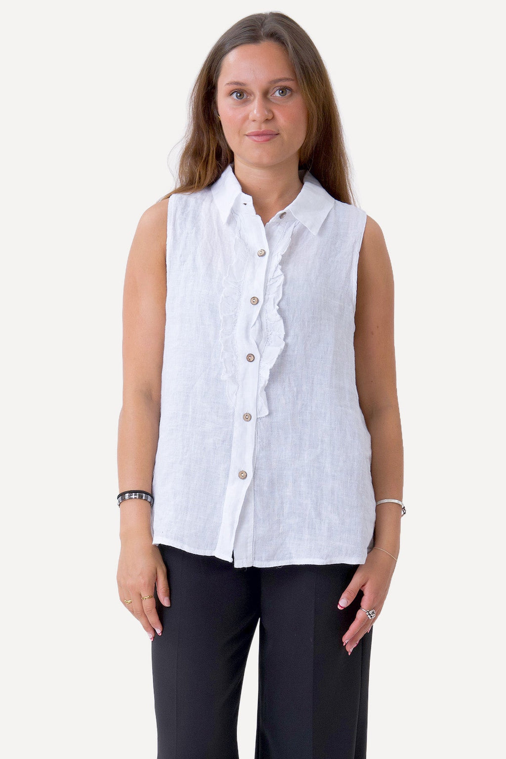 Mio Lin Topp - Hvit