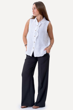 Mio Lin Topp - Hvit