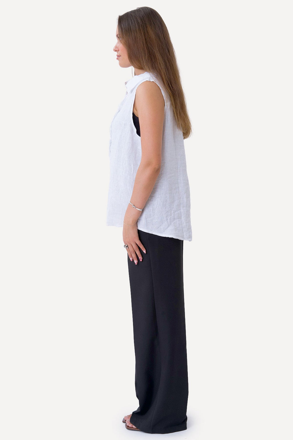 Mio Lin Topp - Hvit