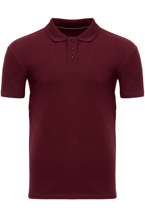 Muscle Polo Shirt - Bordeaux