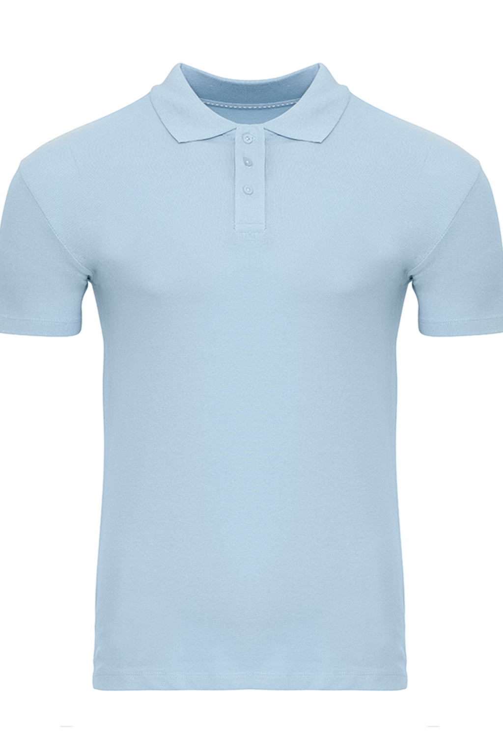Muscle Polo Shirt - Lyseblå