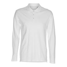 Muscle Langermet Polo Shirt - Hvit