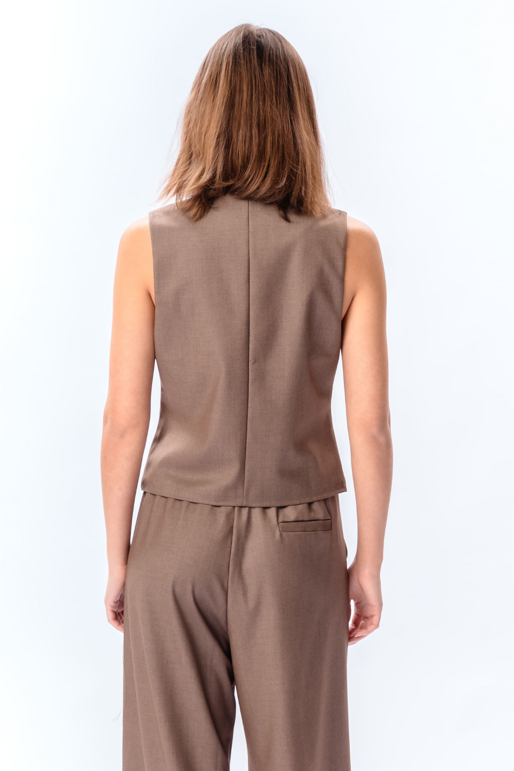 Nadia Vest - Taupe