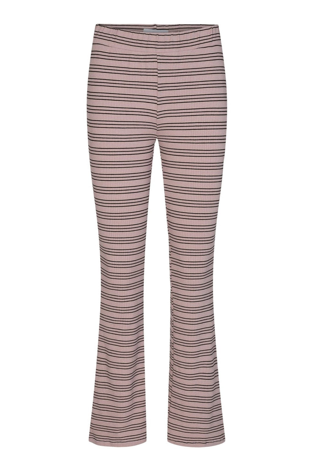Natalia Flair Pants - Rose Gold Lurex