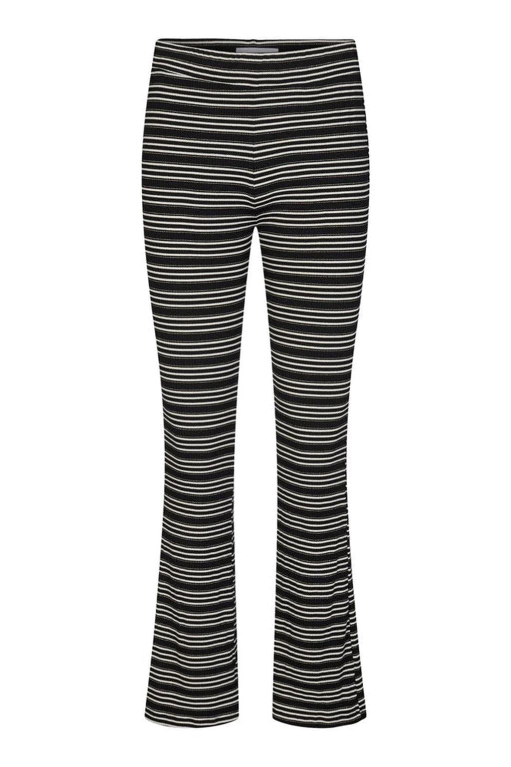 Natalia Flair Pants - Svart Gull Lurex