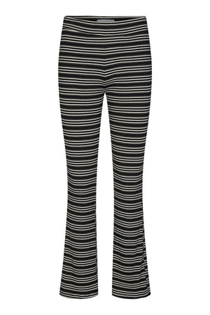 Natalia Flair Pants - Svart Gull Lurex