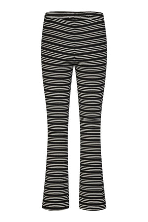 Natalia Flair Pants - Svart Gull Lurex