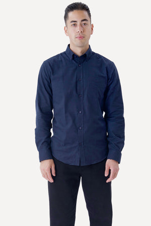 Flannellskjorte - Navy