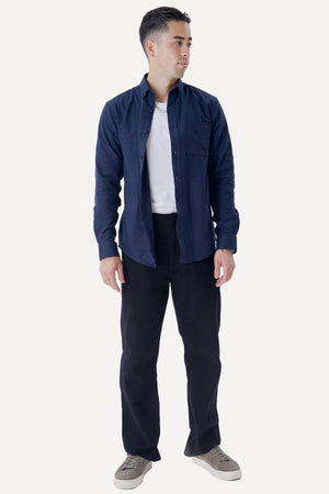 Flannellskjorte - Navy