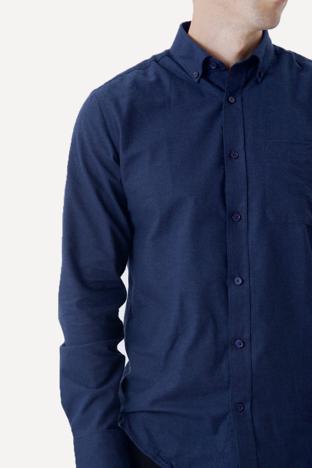 Flannellskjorte - Navy