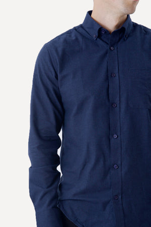 Flannellskjorte - Navy