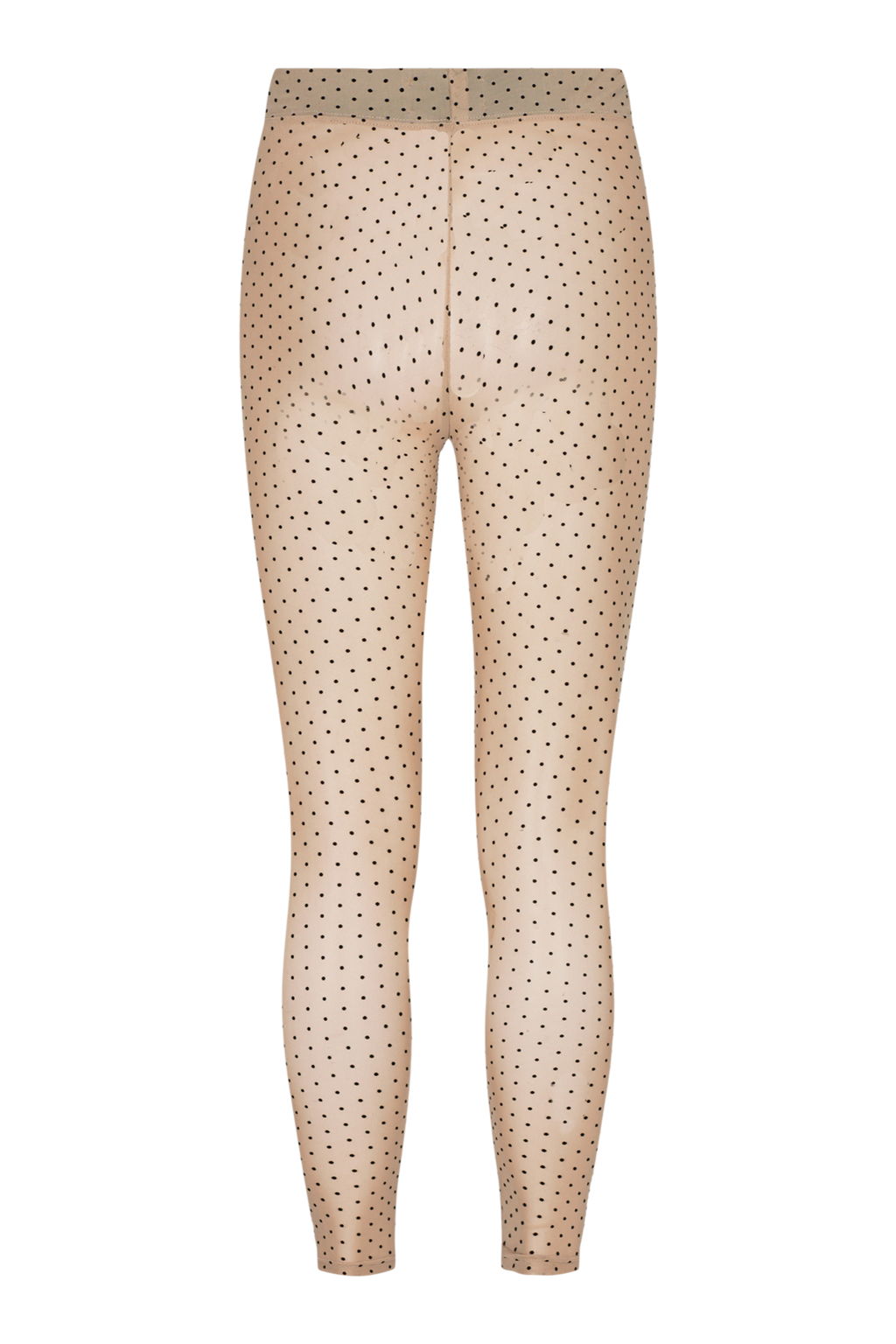 Nilla Leggings - Nude Svart Dot