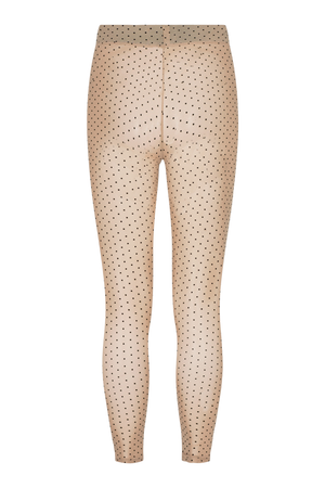 Nilla Leggings - Nude Svart Dot