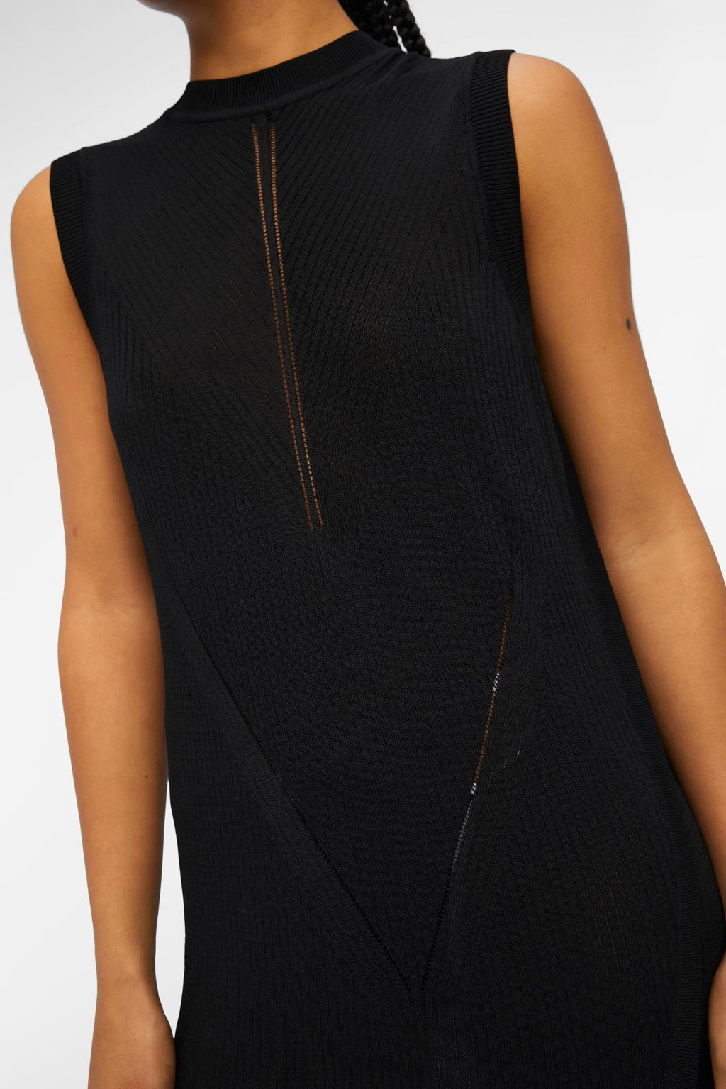 Bianka Knit Kjole - Svart