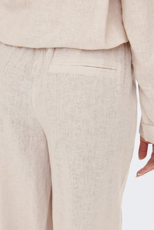 Tokyo Linen Pants - Moonbeam