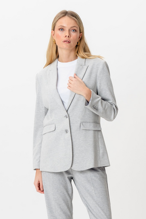 Klassisk fit Blazer - Lys Grå