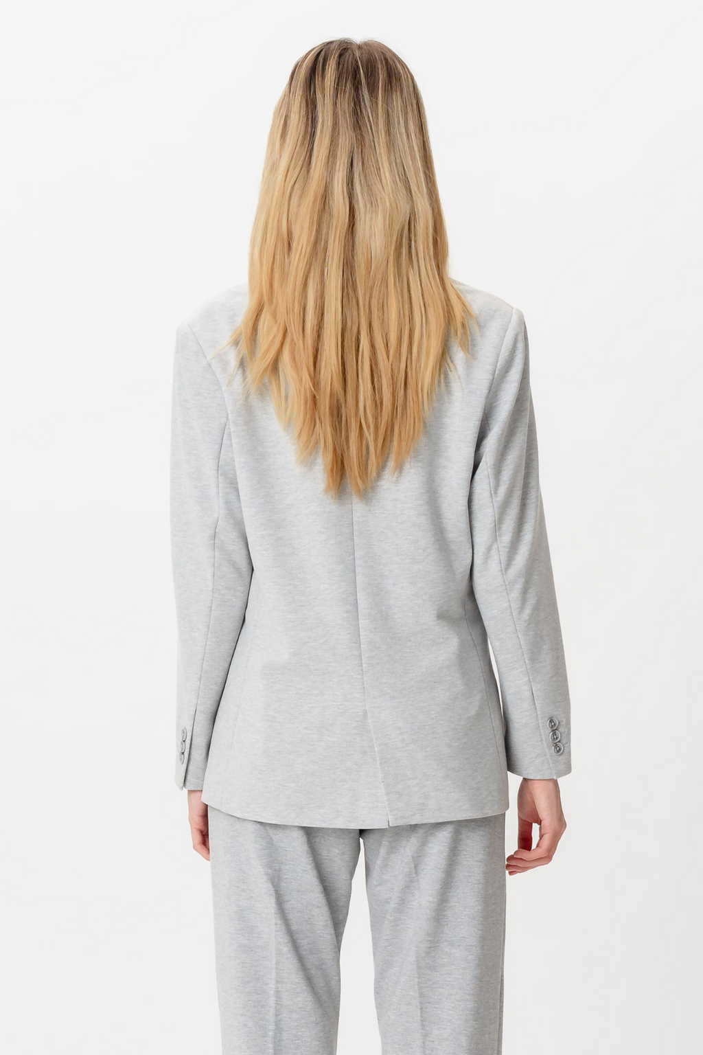 Klassisk fit Blazer - Lys Grå