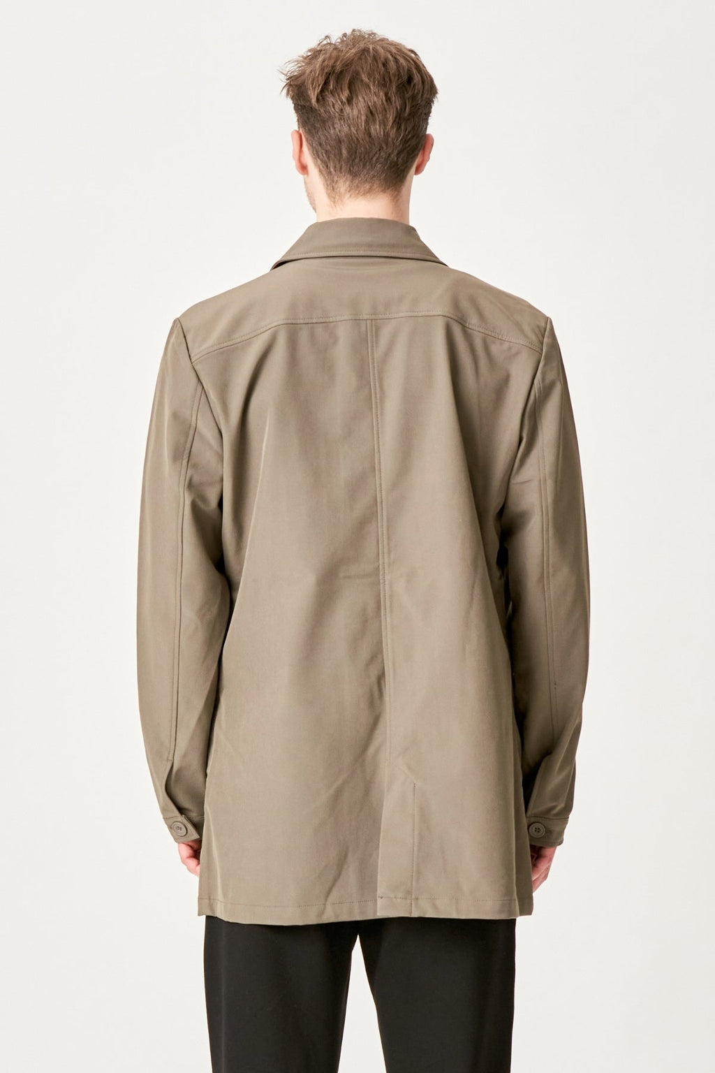 Oakland-frakk - Mørk Oliven