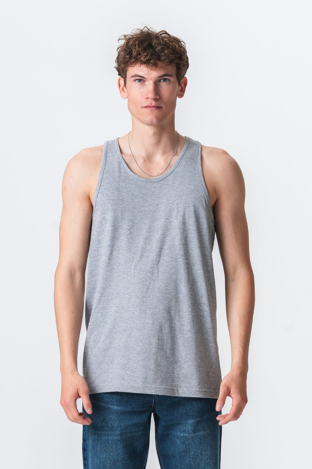 Basic Tanktopp - Grå
