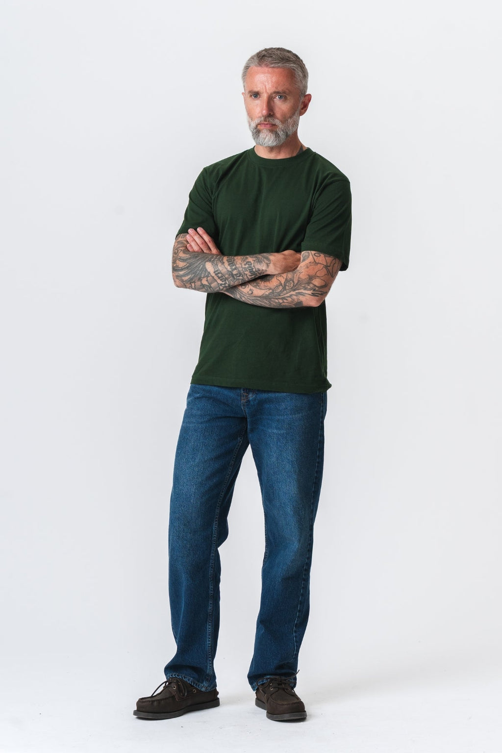 Oversized T-shirt - Mørk Grønn