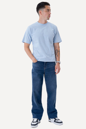 Oversized T-shirt - Sky Blå