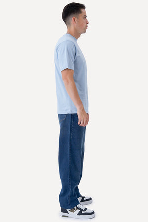 Oversized T-shirt - Sky Blå