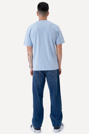 Oversized T-shirt - Sky Blå