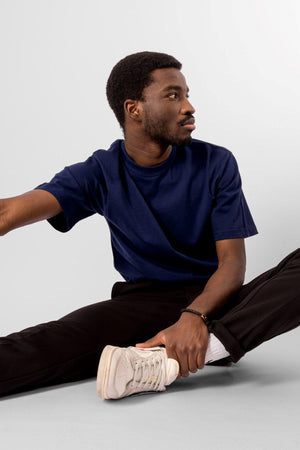 Oversized T-shirt - Koboltblå