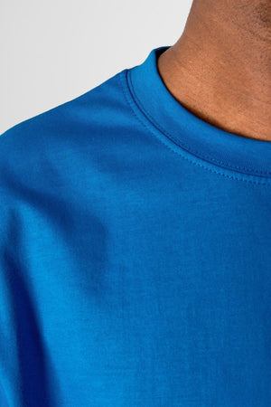 Oversized T-shirt - Turkis Blå