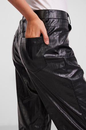 Croco Bukser - Svart