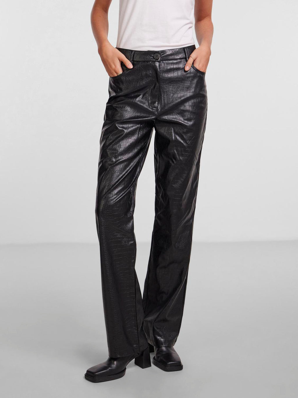 Croco Bukser - Svart