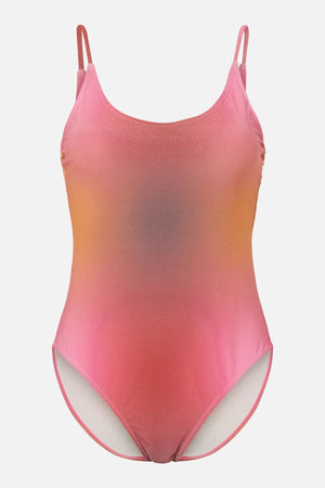 Laomi Lurex Badedrakt - Red Ochre-Gradient