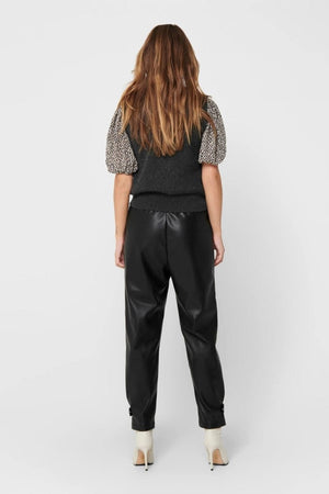 Paris Strikk Vest - Mørk Grå