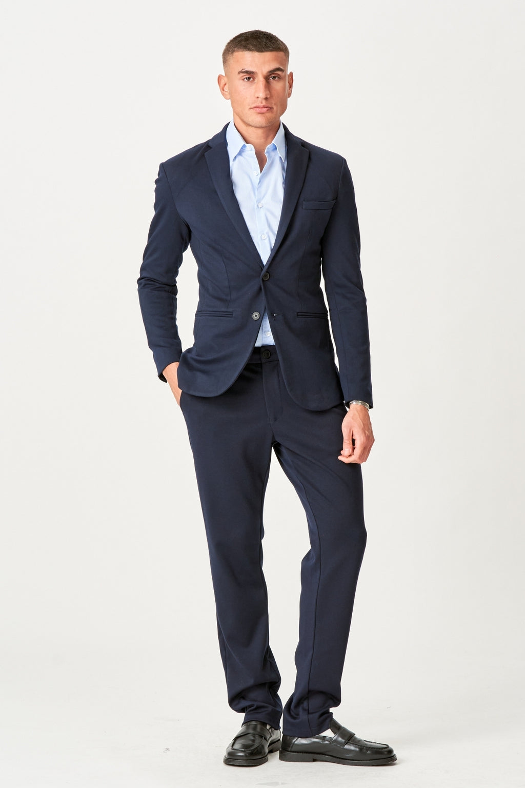 The Original Performance Suit Regular Fit – (Marineblå)