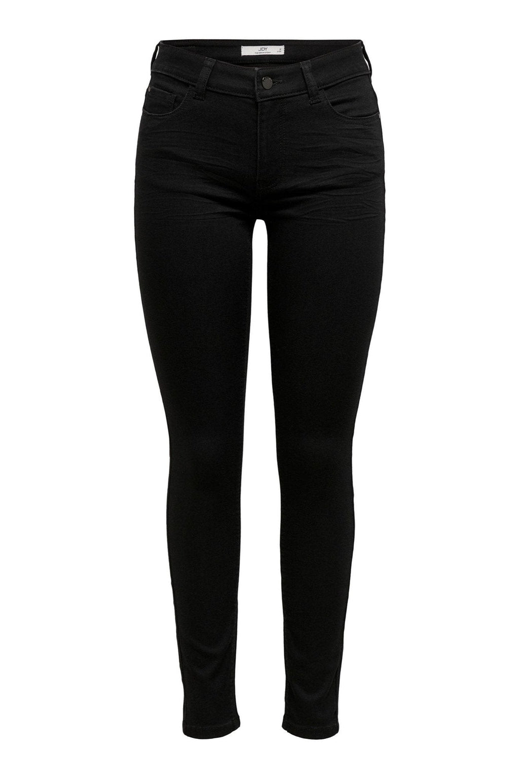 Performance Jeans - Svart (mid waist)