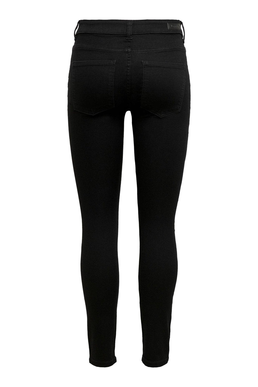 Performance Jeans - Svart (mid waist)