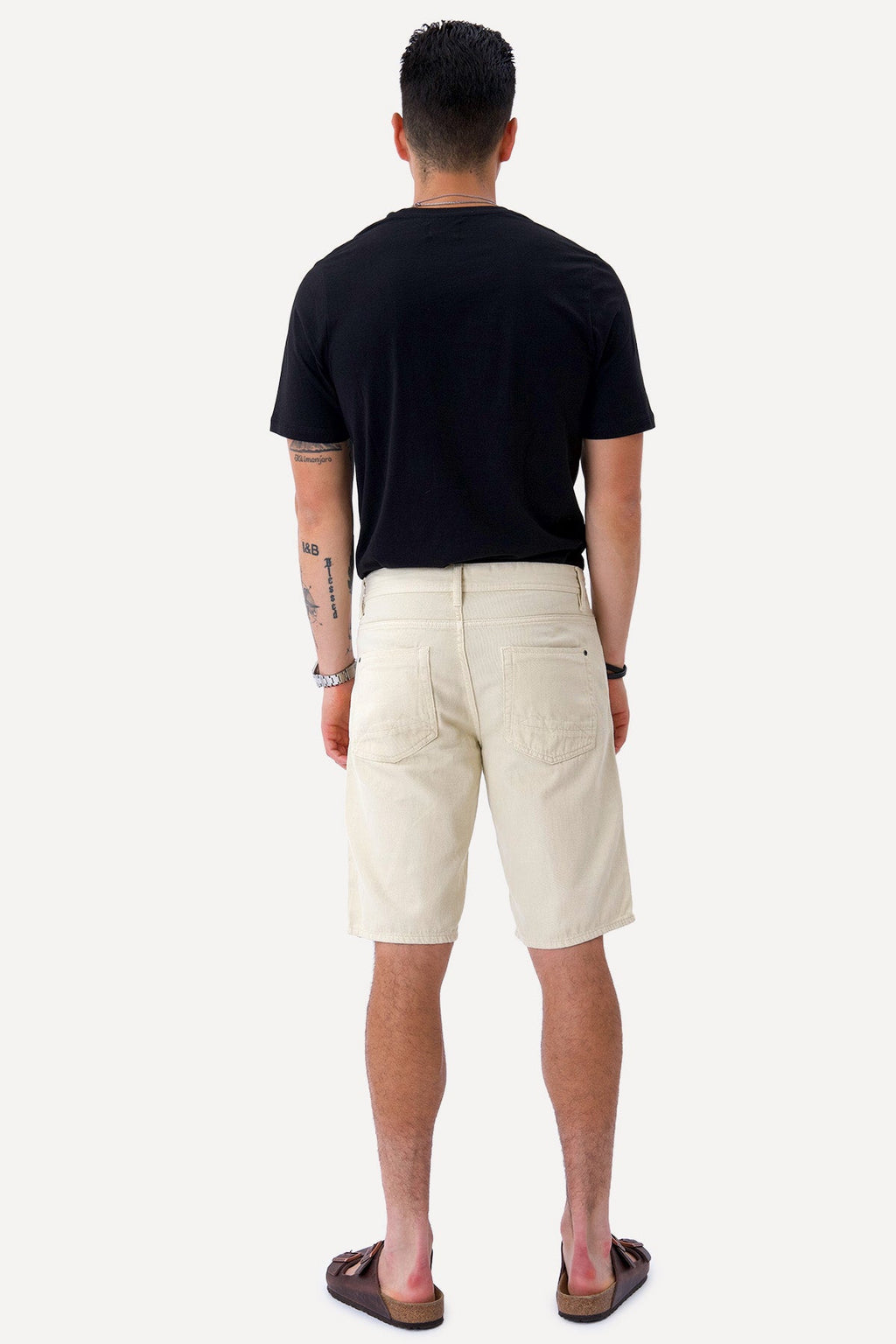Philip Denim Shorts - Sand