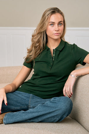 Polo Shirt - Mørke Grønn