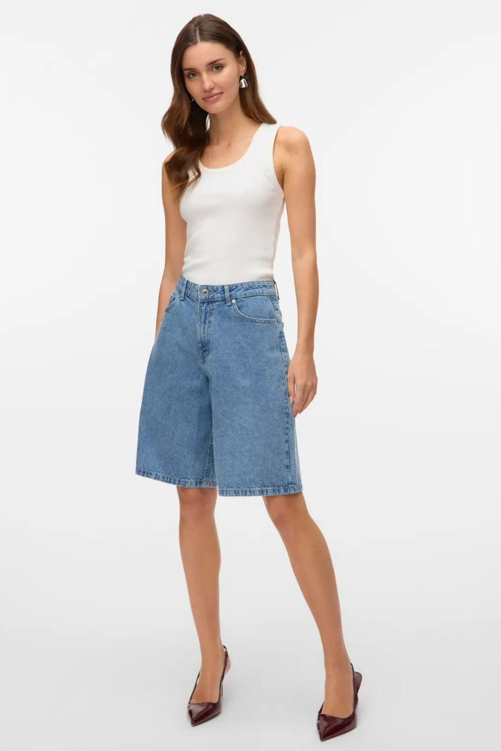 Kath Lange Denimshorts - Light Blue Denim