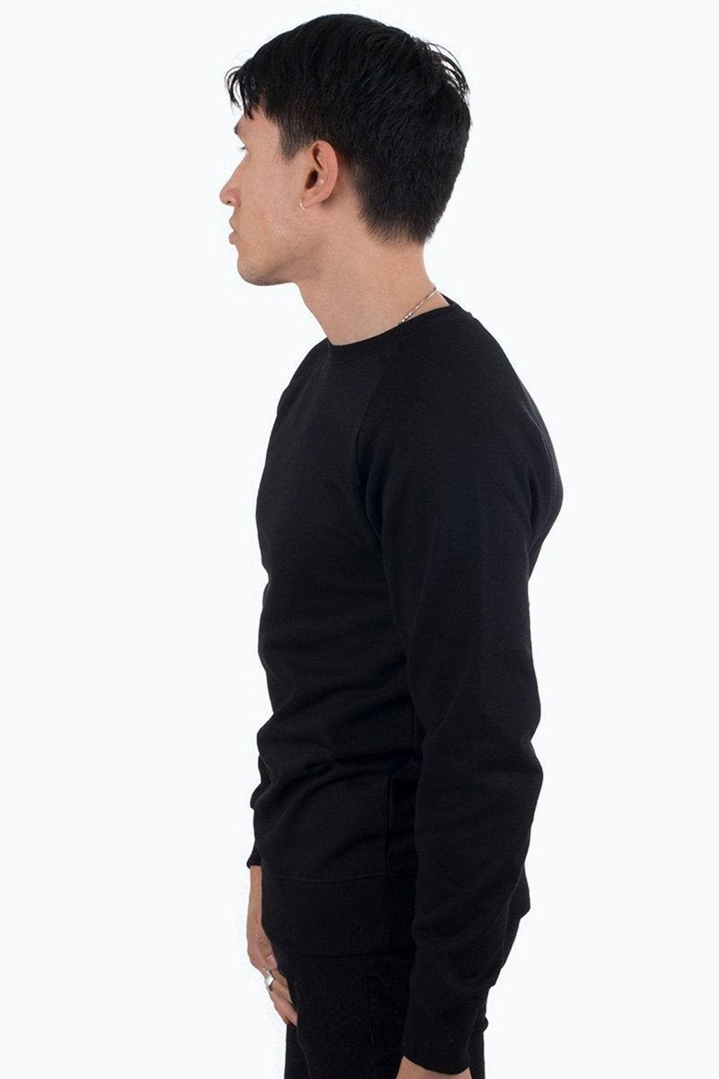 Raglan Crewneck - Svart