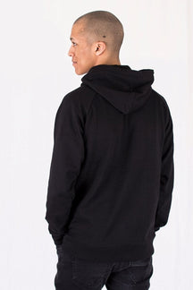 Raglan basic hoodie - Svart