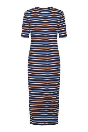 Roberta Dress - Navy Striper